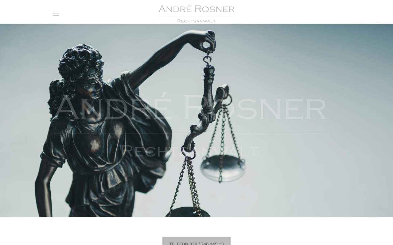 Rechtsanwalt André Rosner screenshot