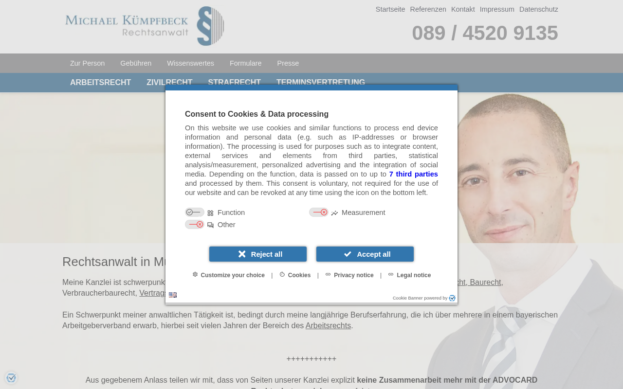 Rechtsanwaltskanzlei Michael Kümpfbeck