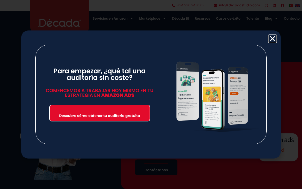 Década Studio - Agencia Especializada en Amazon en Barcelona screenshot