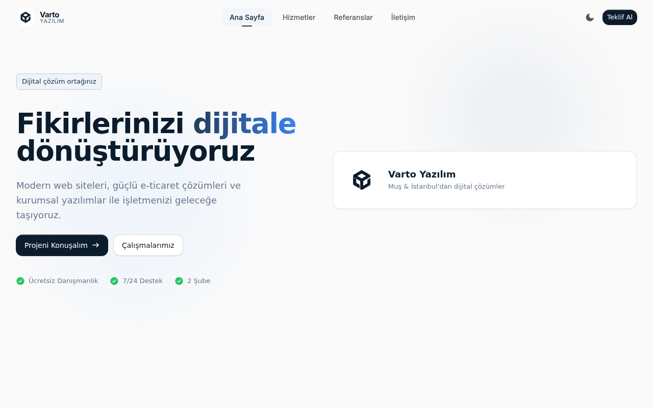 Varto Yazılım screenshot