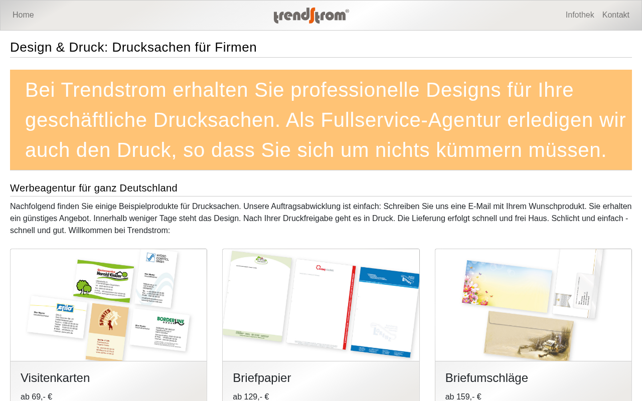 Werbeagentur Trendstrom screenshot