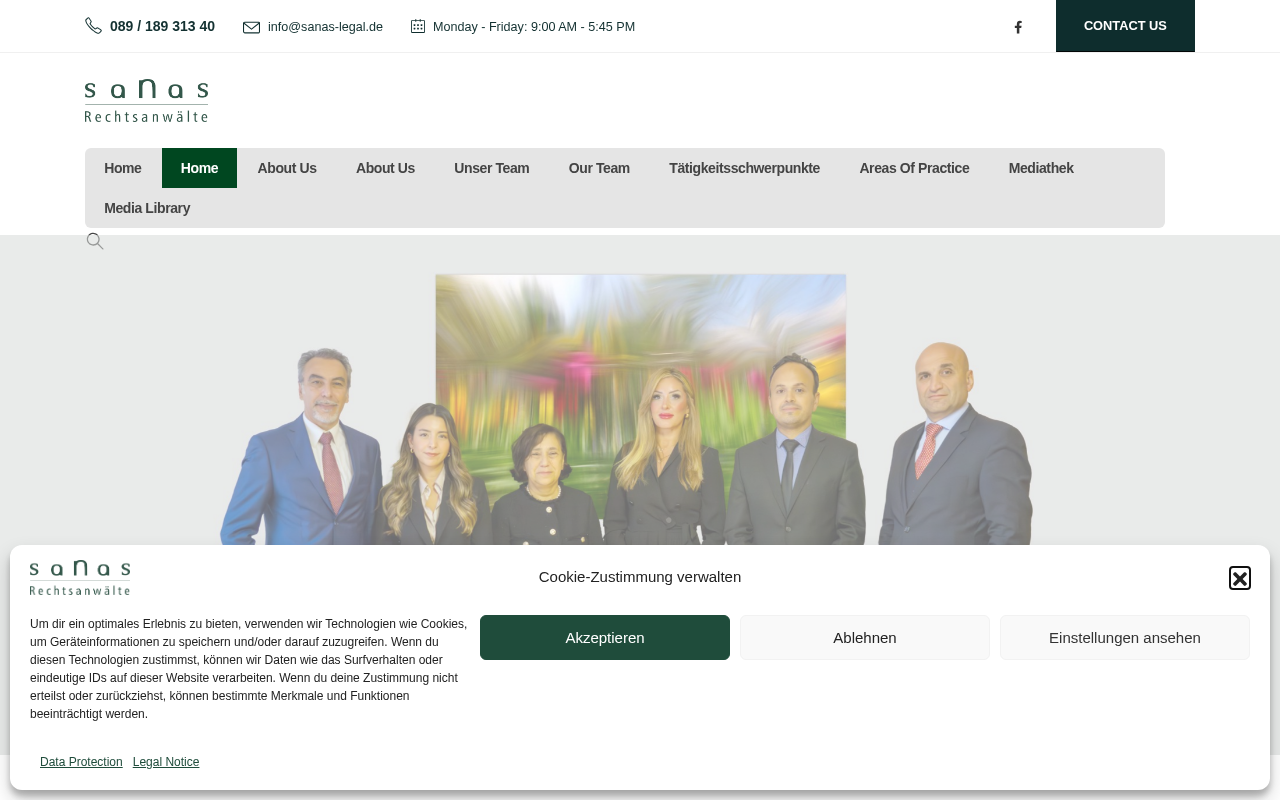 Sanas Rechtsanwälte GbR screenshot