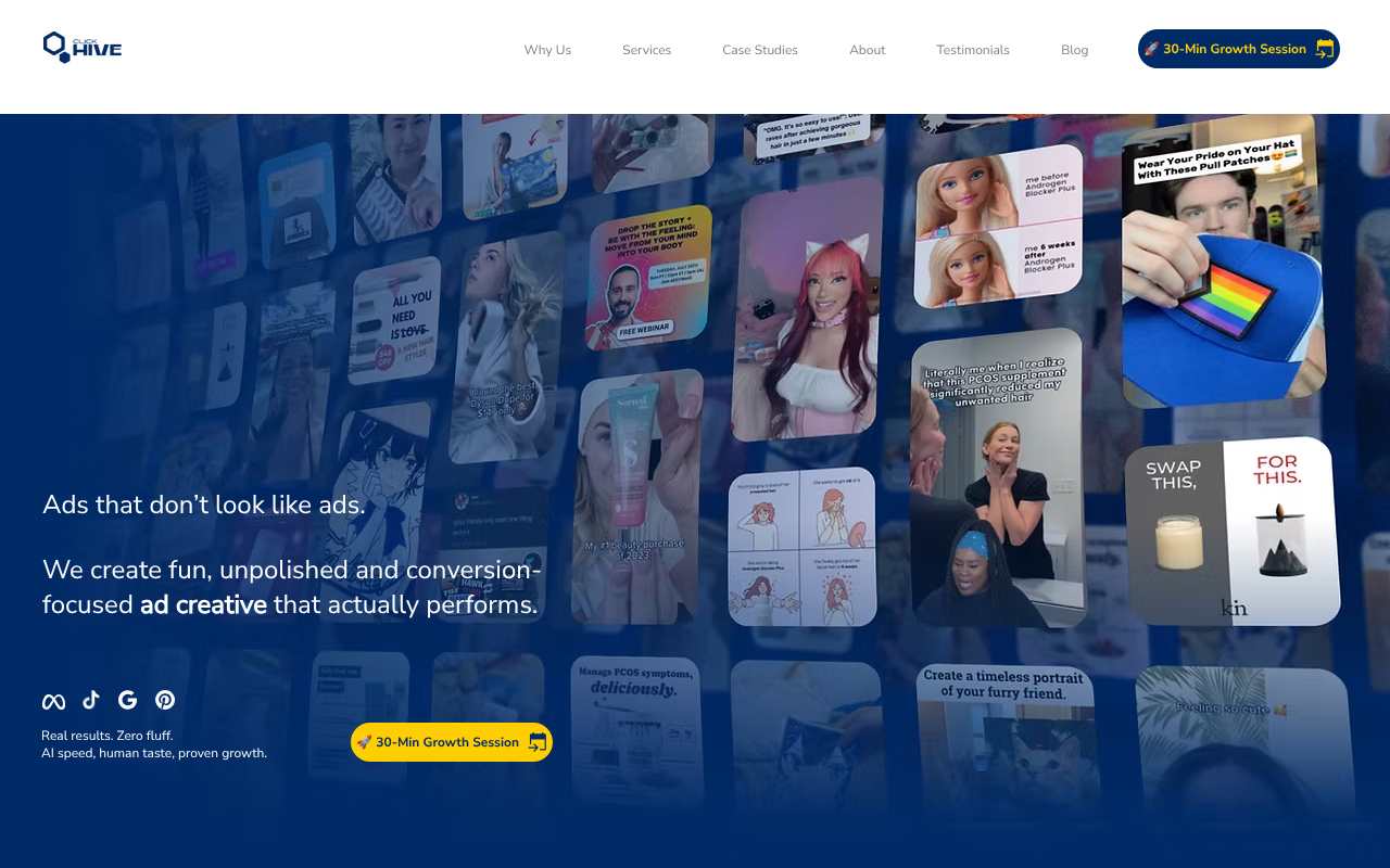 Click Hive screenshot