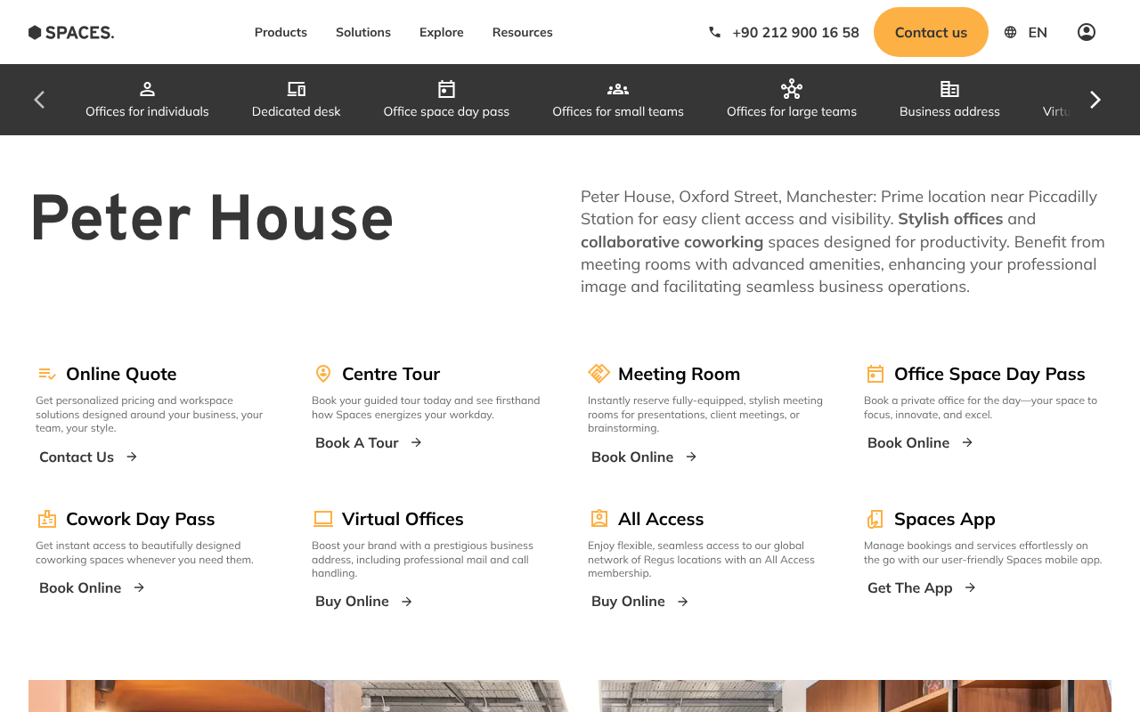 Spaces Peter House screenshot