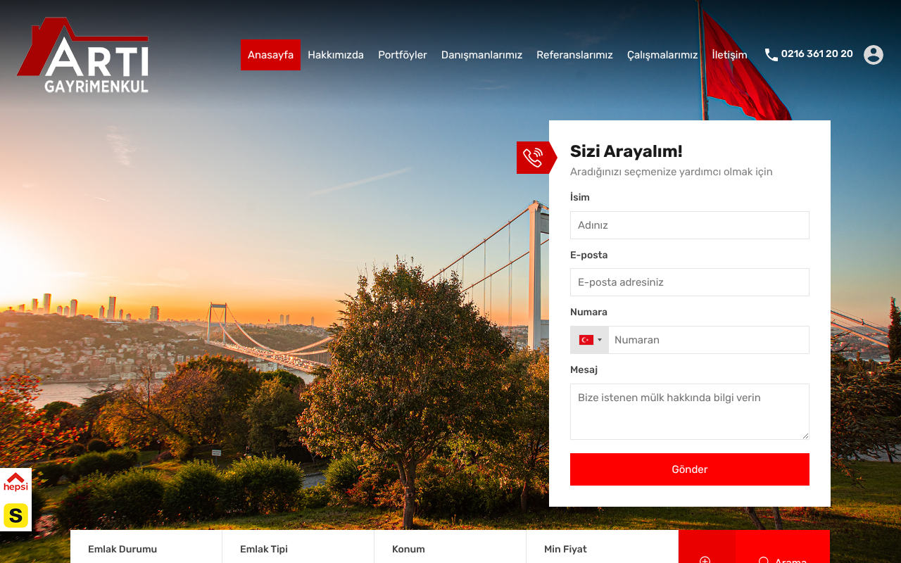 ARTI GAYRİMENKUL KOZYATAĞI screenshot
