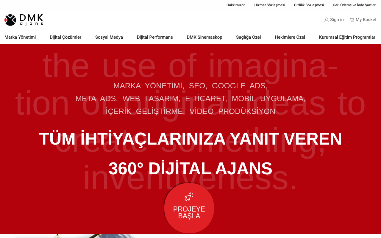 DMK Reklam Ajansı | Web Ajansı screenshot