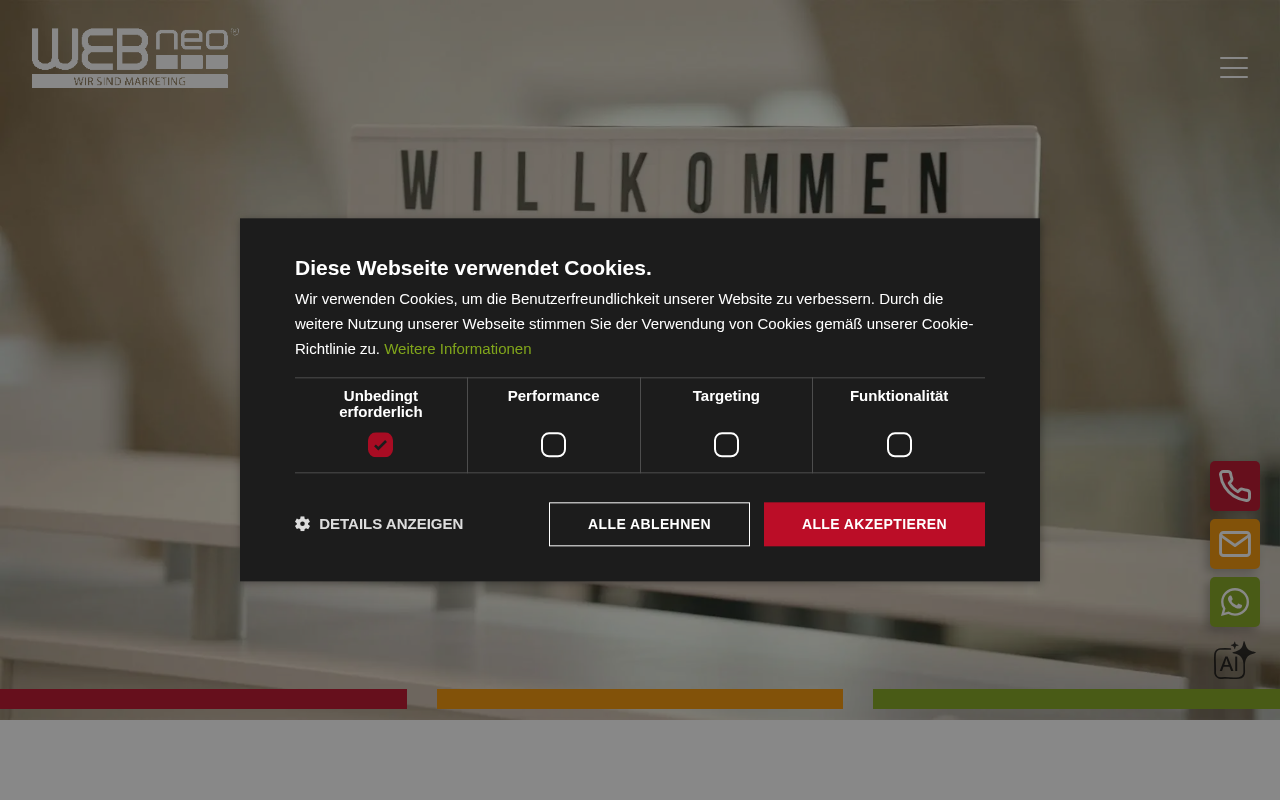 WEBneo GmbH - Full-Service Agentur für Marketing, Design & Entwicklung screenshot