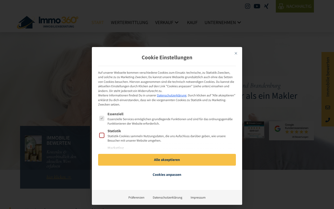 Immo360° - Immobilienmakler Berlin und Brandenburg — Web Directory