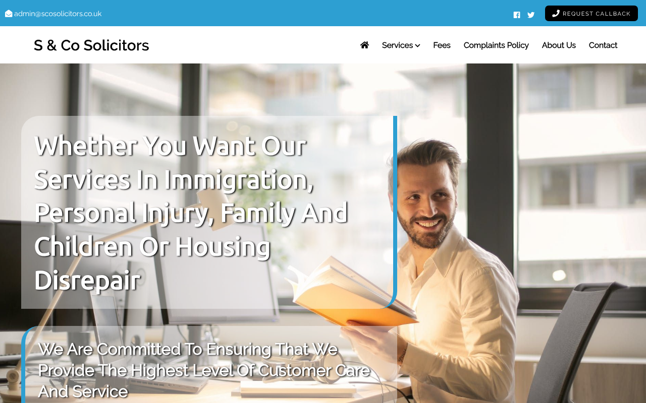S & Co Solicitors Ltd screenshot