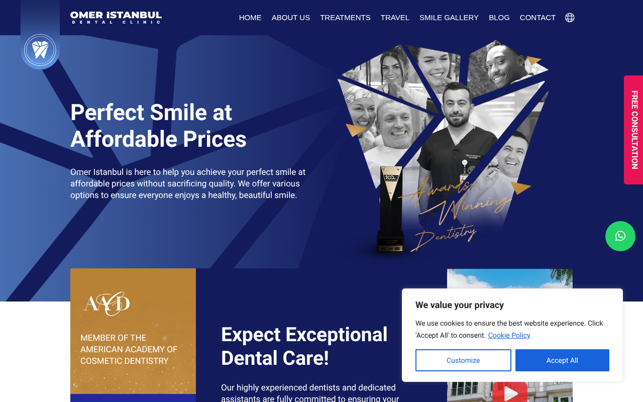 https://www.omeristanbul.com screenshot