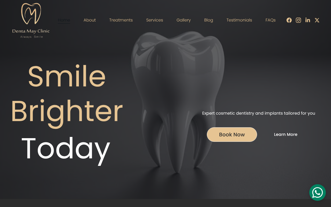 http://dentamay.com screenshot