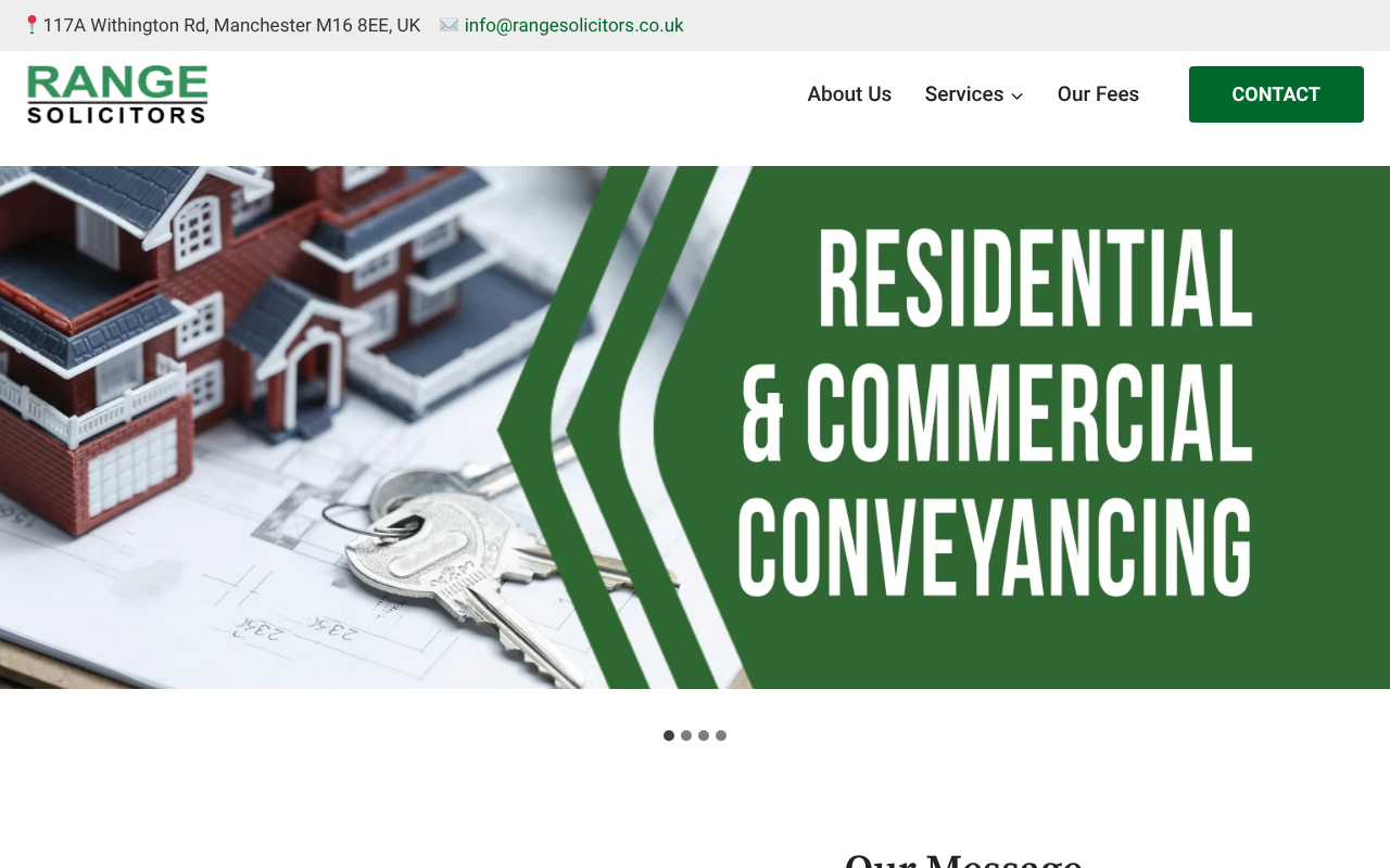 RANGE SOLICITORS screenshot
