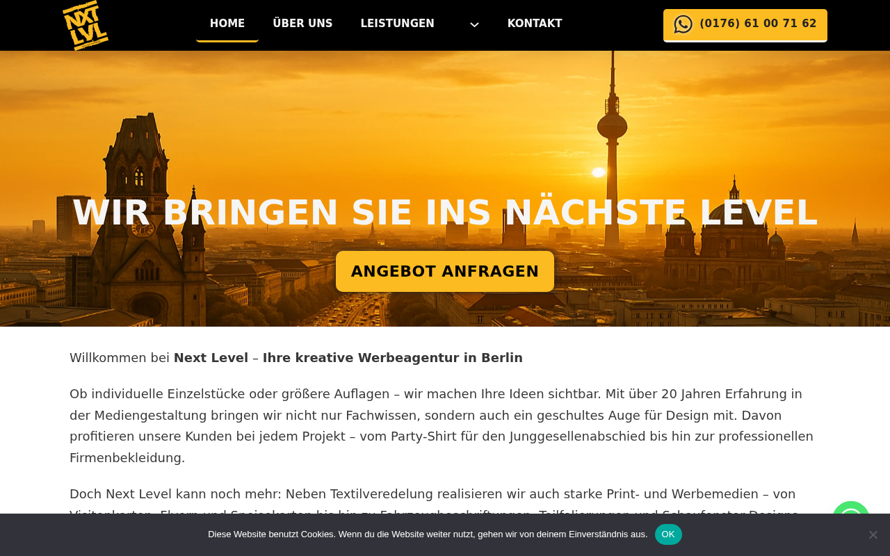Next Level – Ihre kreative Werbeagentur in Berlin — Web Directory