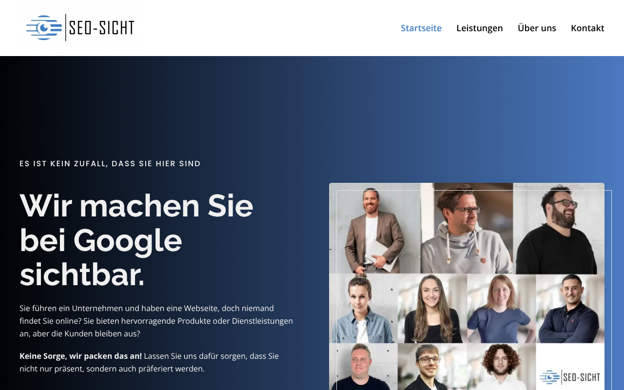 SEO-Sicht - SEO Agentur Berlin screenshot