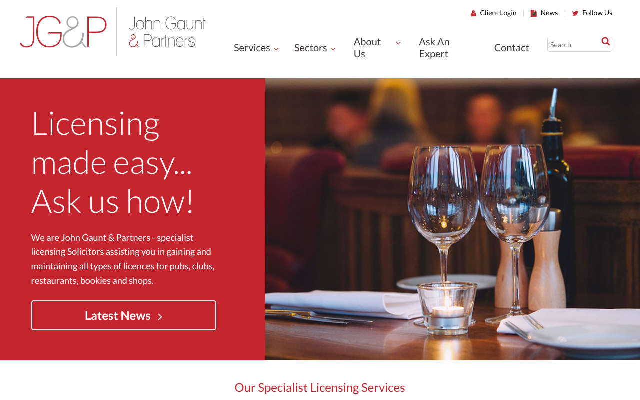 John Gaunt and Partners Licensing Solicitors