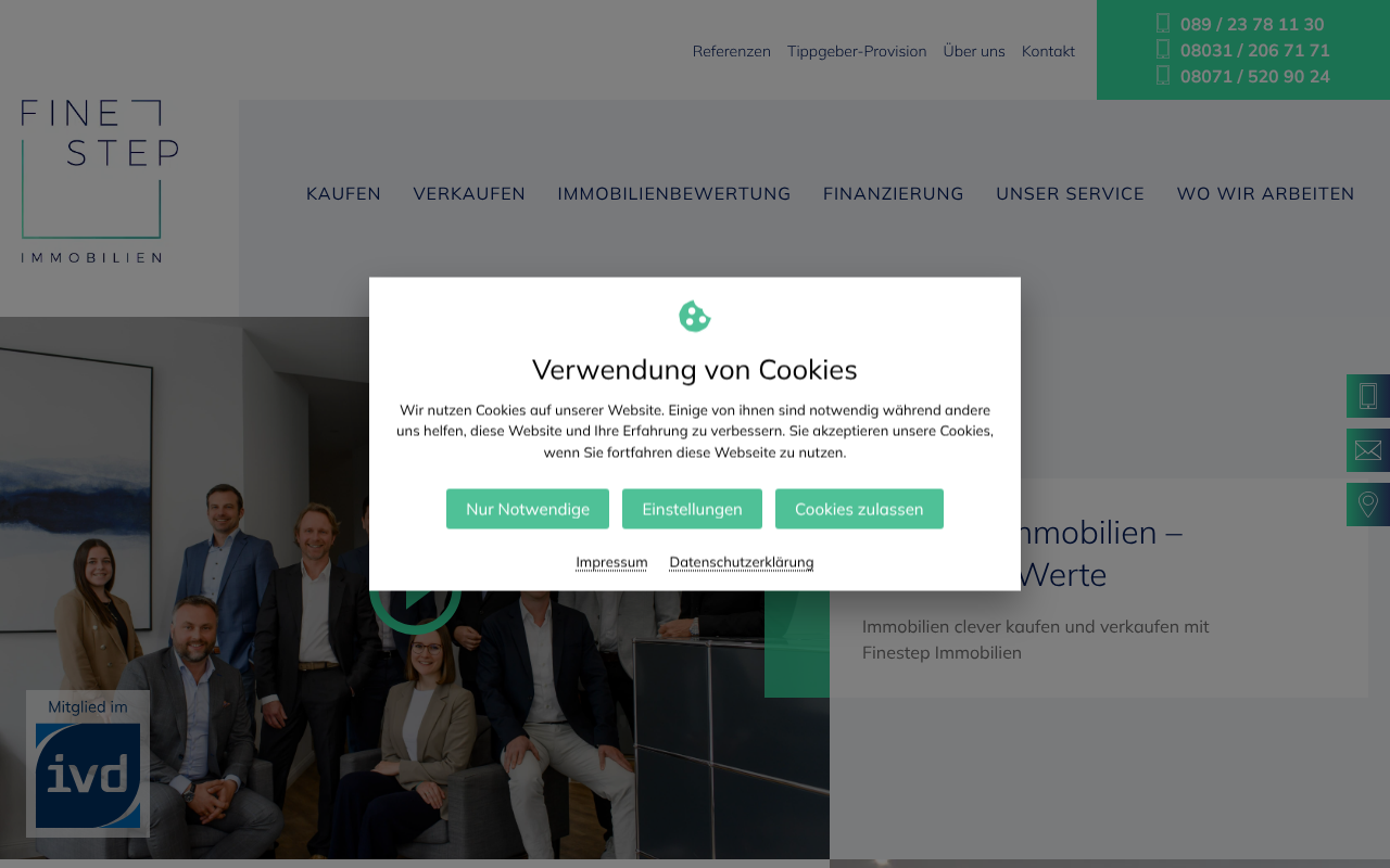 FINESTEP Immobilien GmbH — Web Directory