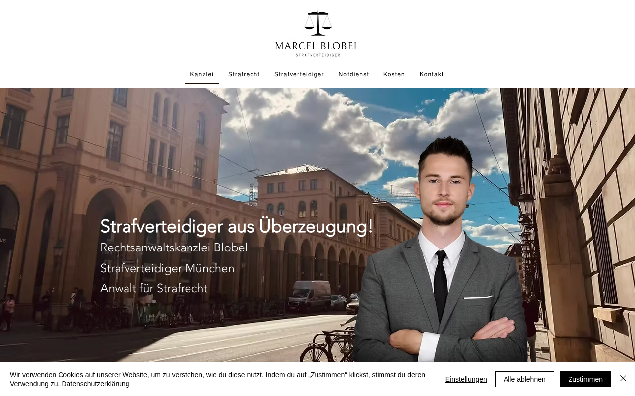 Rechtsanwalt Marcel Blobel - Strafrecht screenshot