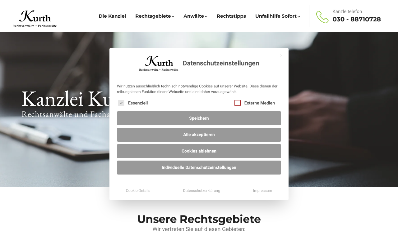KANZLEI KURTH Fachanwalt Verkehrsrecht Fachanwalt Versicherungsrecht Fachanwalt Medizinrecht Fachanwalt Sozialrecht