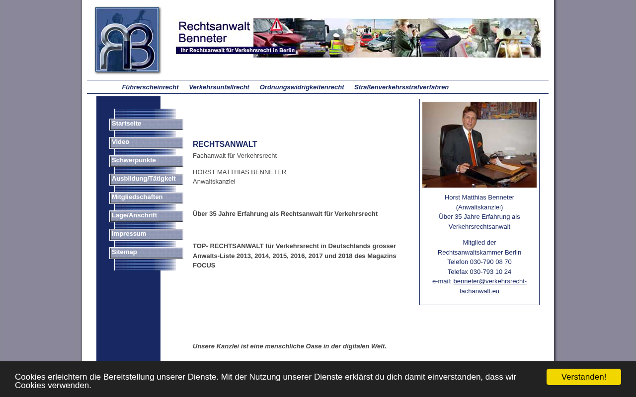 Lawyer Matthias Horst Benneter