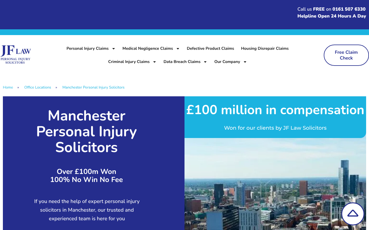 JF Law Personal Injury Solicitors - Manchester