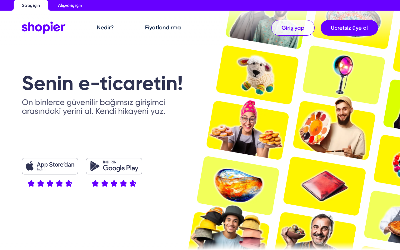 Shopier screenshot