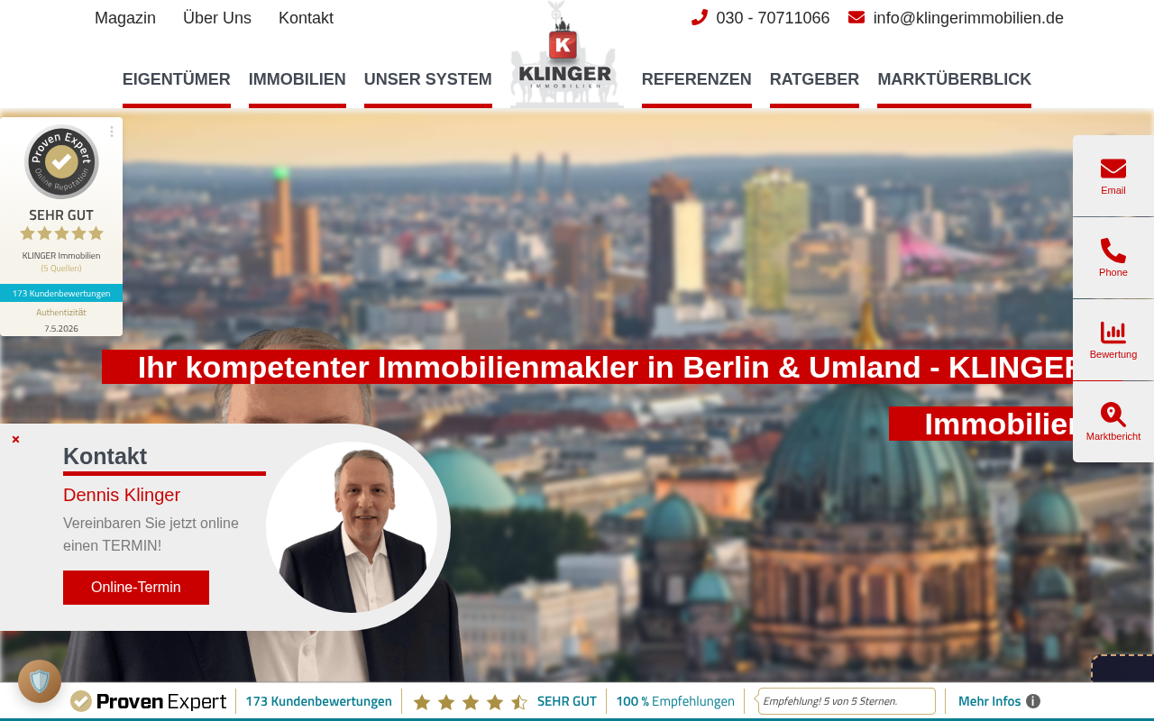 KLINGER Immobilien | Berlin