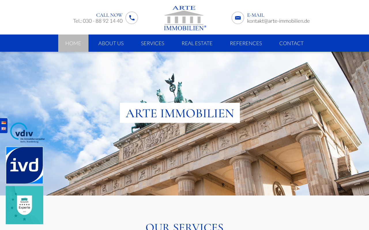 Arte Immobilien e.Kfm. screenshot
