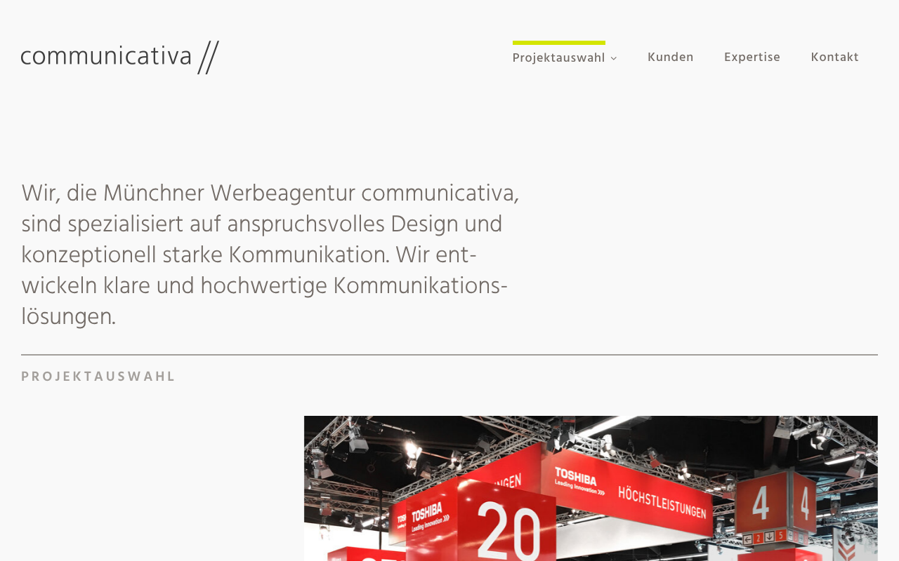 communicativa // Werbeagentur München screenshot
