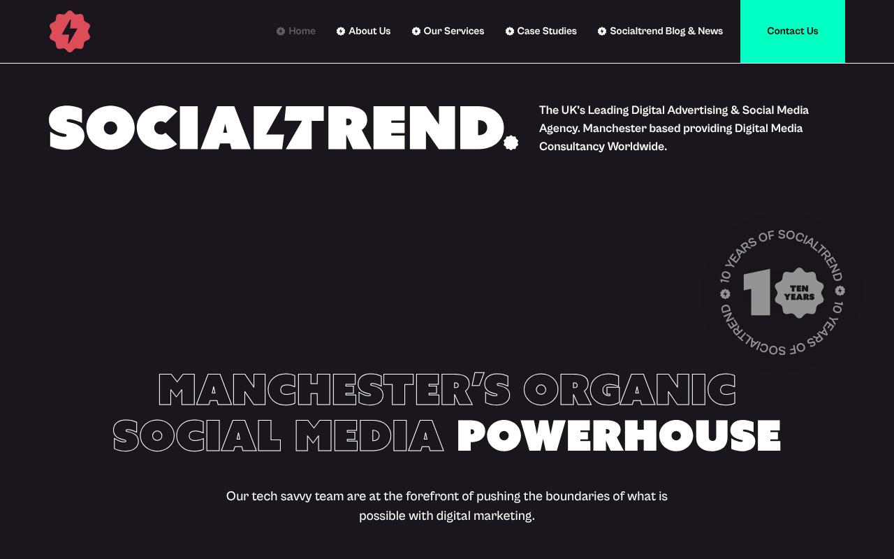 Socialtrend | Social Media Agency Manchester screenshot