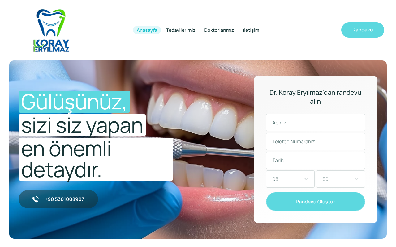 https://drkorayeryilmaz.com screenshot