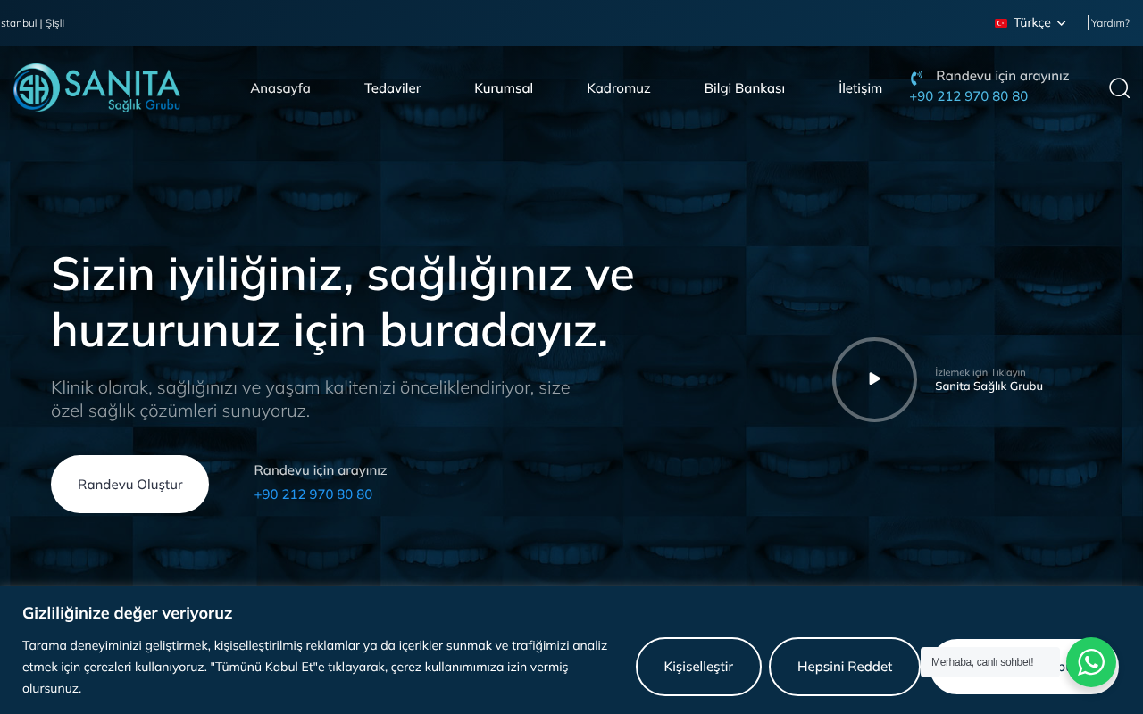 Sanita Sağlık Grubu - Kadıköy Ağız ve Diş Sağlığı Merkezi screenshot