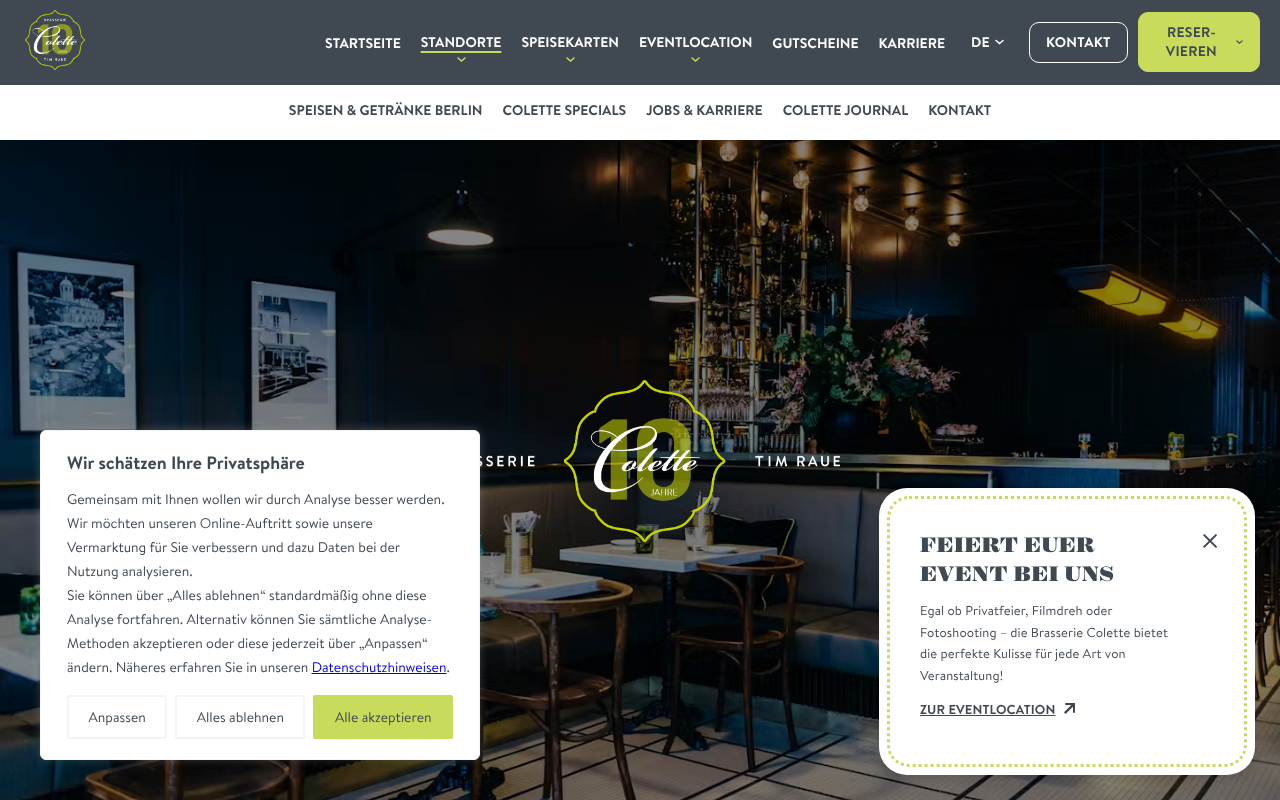 Brasserie Colette Tim Raue