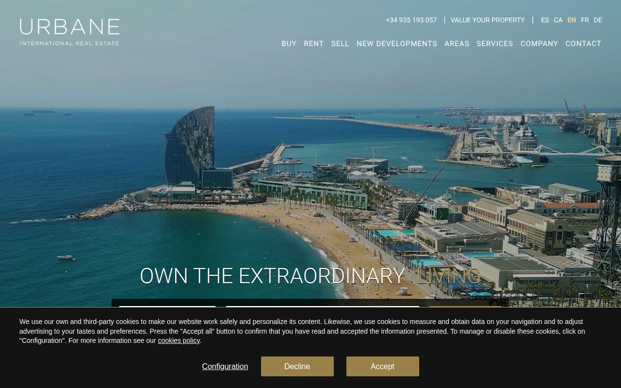 Urbane International Real Estate Barcelona - Property Management and Sale of Luxury Apartments in Barcelona screenshot