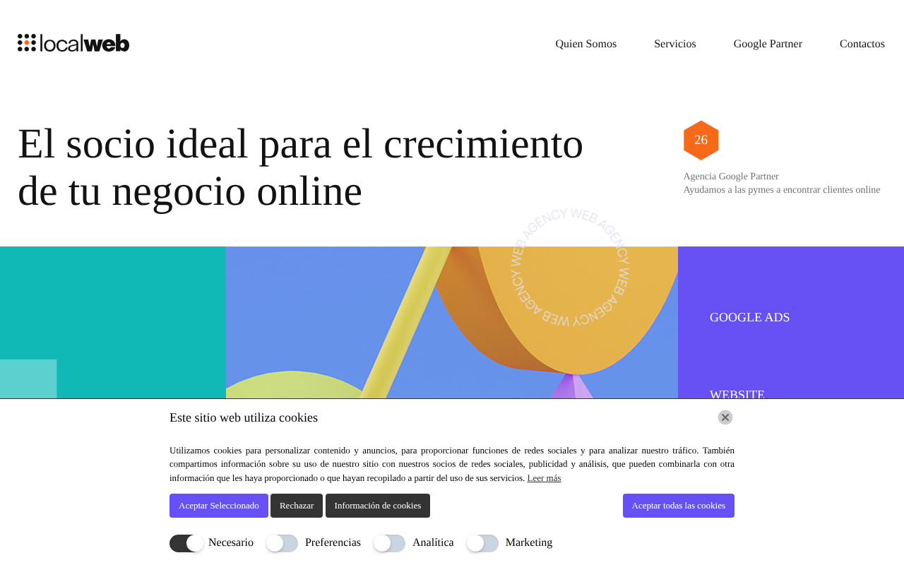 Agencia de Marketing LocalWeb Iberia screenshot