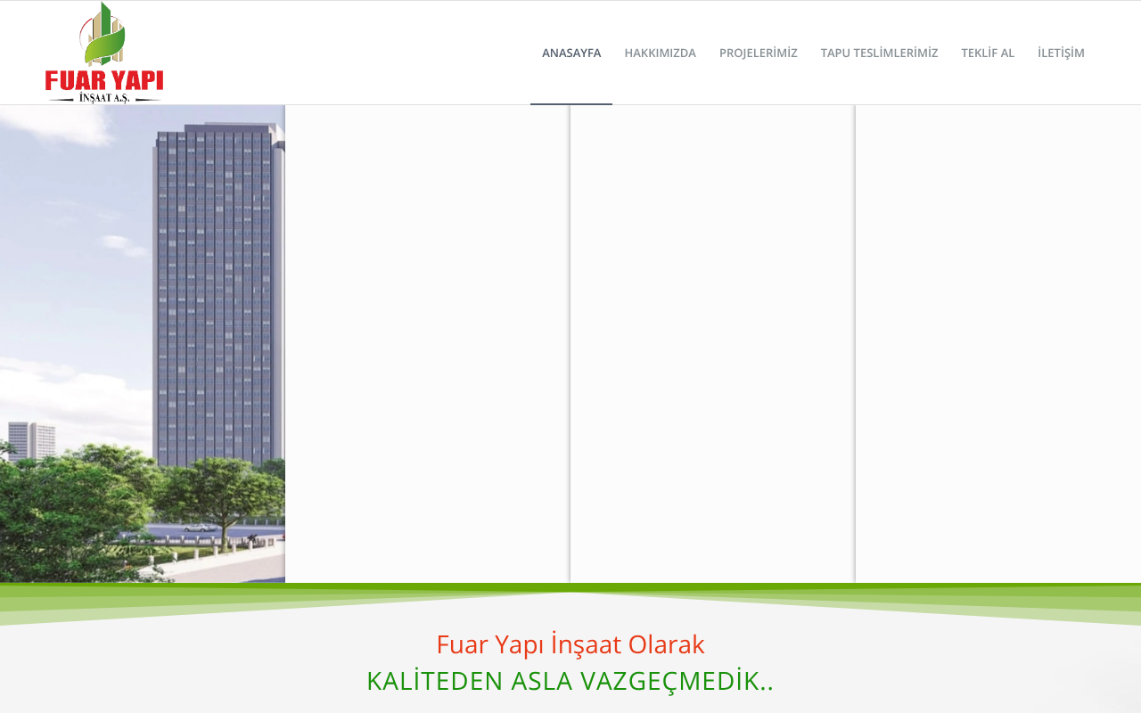 https://www.fuaryapiinsaat.com screenshot