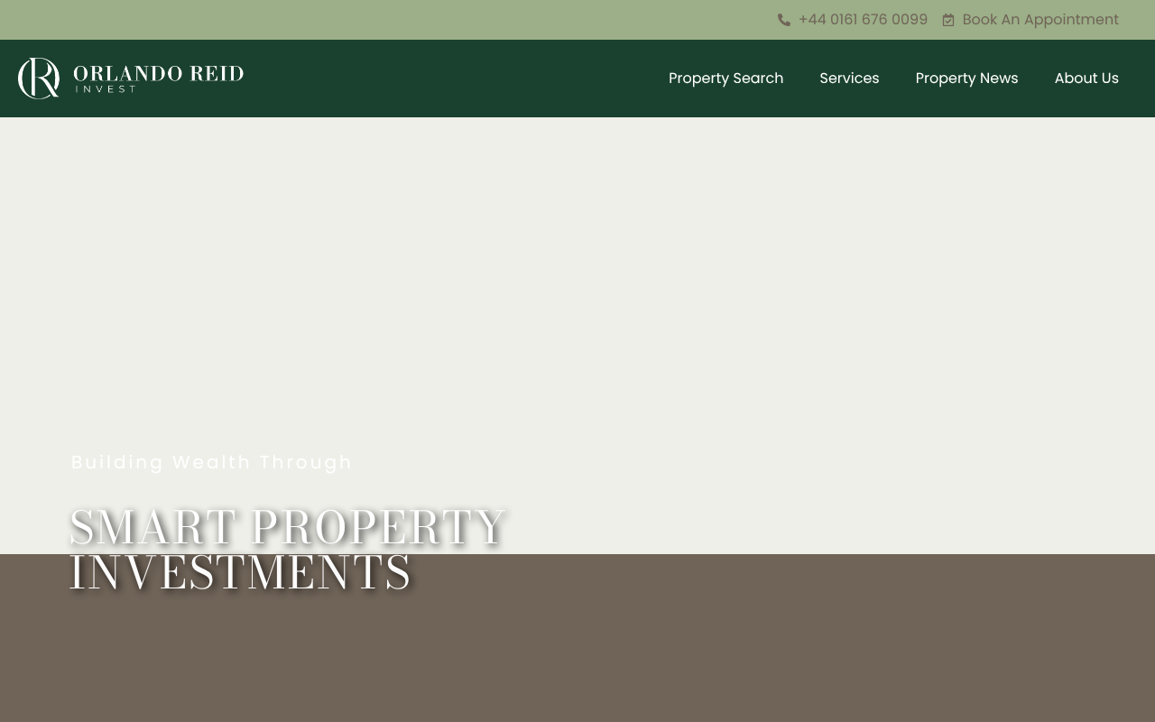 Orlando Reid Invest - Property Investment Company (New Homes) screenshot