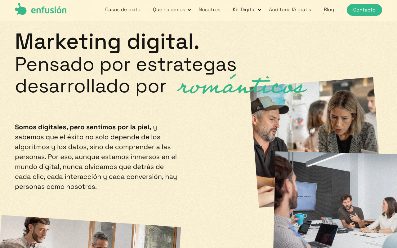 Enfusión | Agencia de marketing digital B2B para pymes — Web Directory
