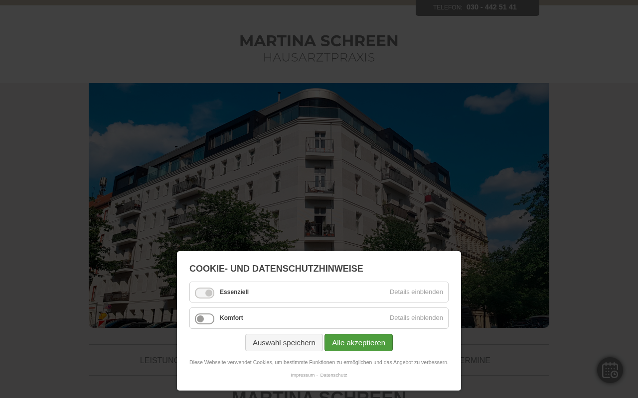 Martina Schreen Allgemeinmedizin Hausarzt Berlin — Web Directory
