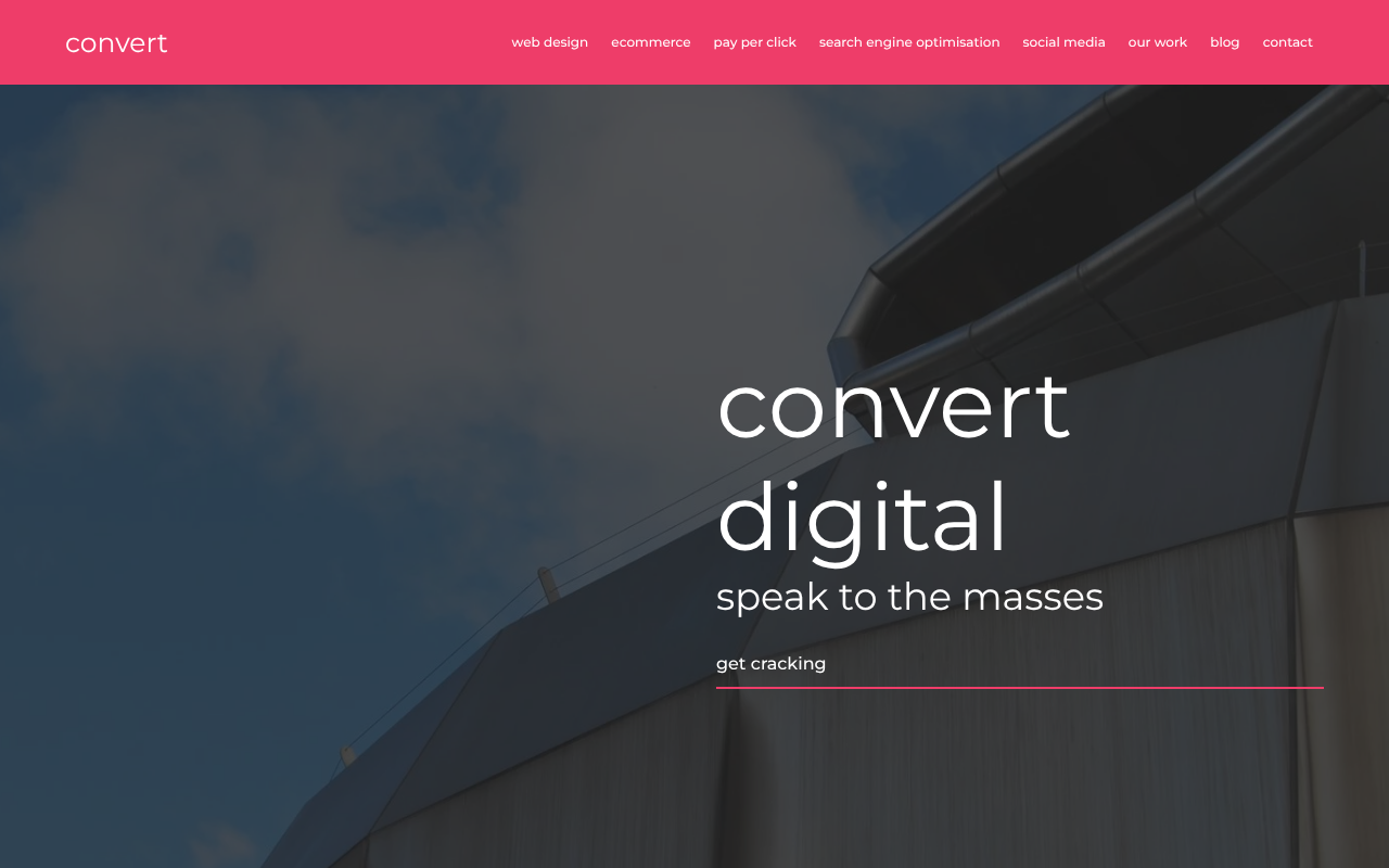 Convert Digital screenshot