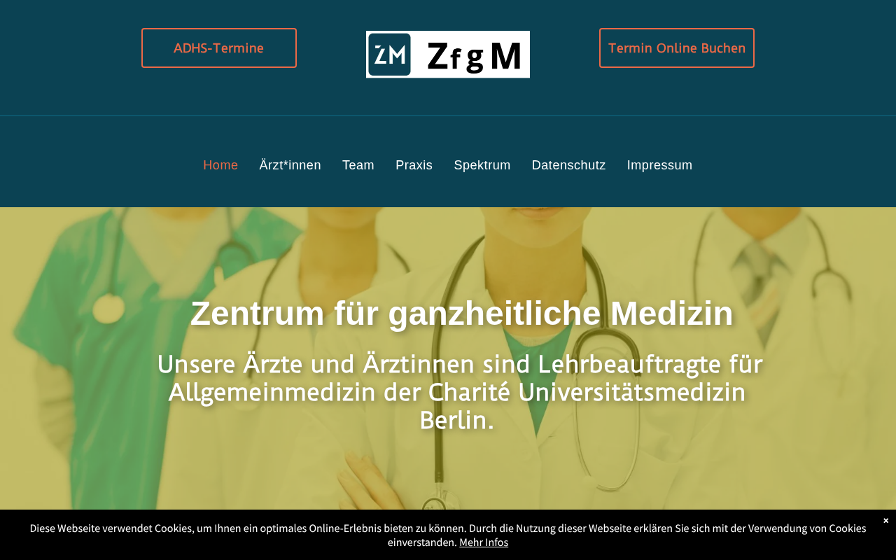 Center for Holistic Medicine screenshot