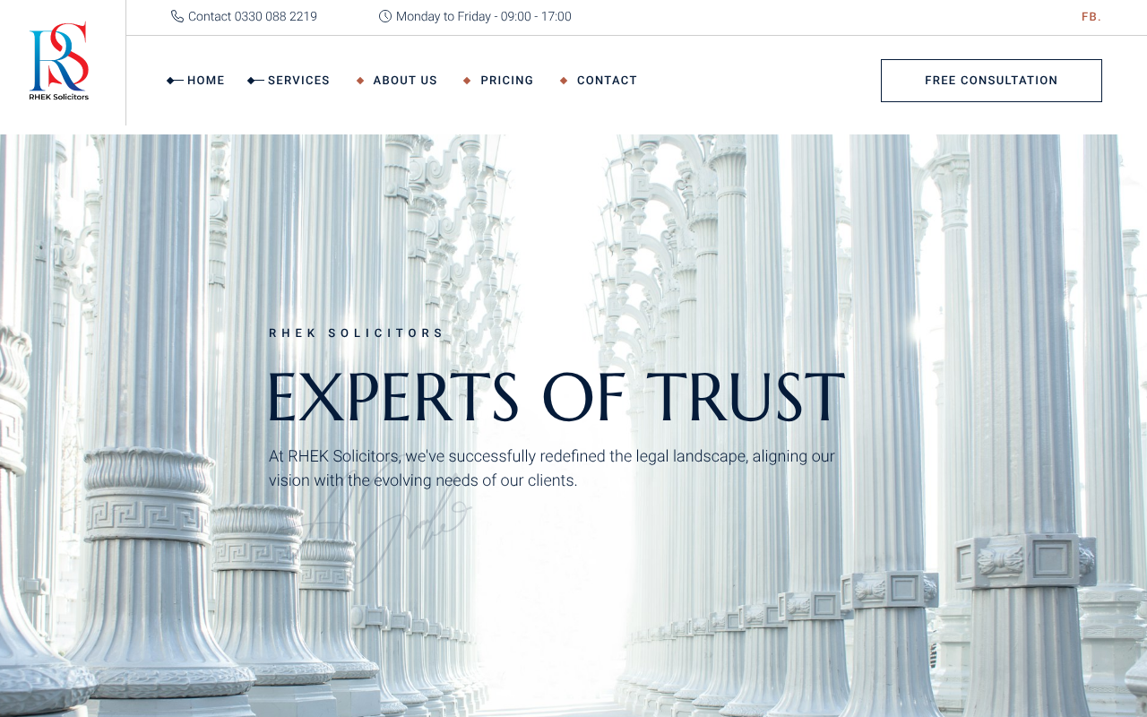 RHEK Solicitors Limited screenshot